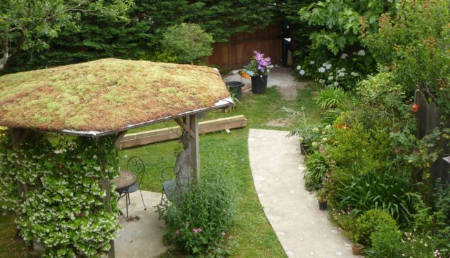 kiosque en bois